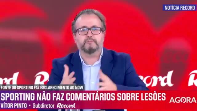 Vítor Pinto comenta gestão clínica do Sporting
