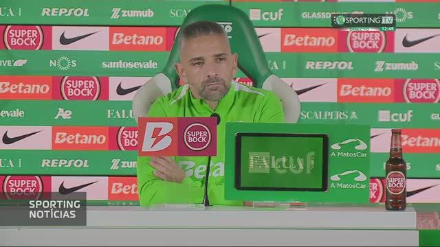 Antevisão de Rui Borges ao Vitória SC - Sporting