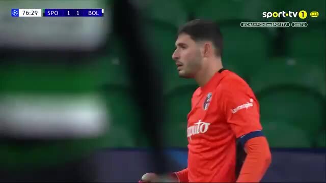 Conrad Harder empata no Sporting - Bolonha