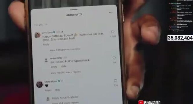 Cristiano Ronaldo dá os parabéns a IShowSpeed