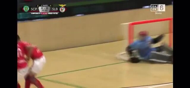 Rafa Bessa agredido no Sporting - Benfica de hóquei em patins