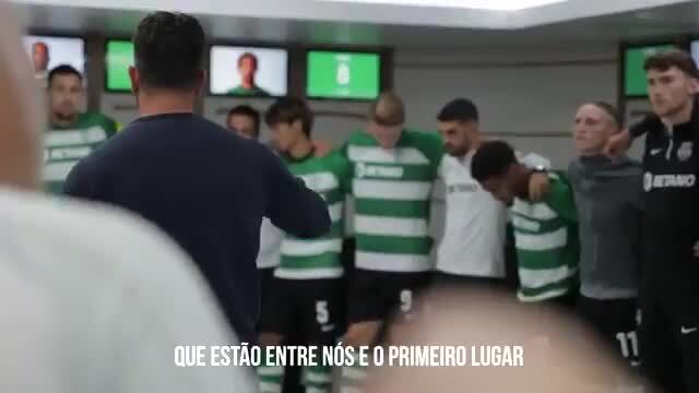 Reveja, aqui, a dedicatória do Sporting a Ruben Amorim