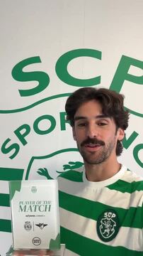 Francisco Trincão eleito MVP do Sporting - Moreirense