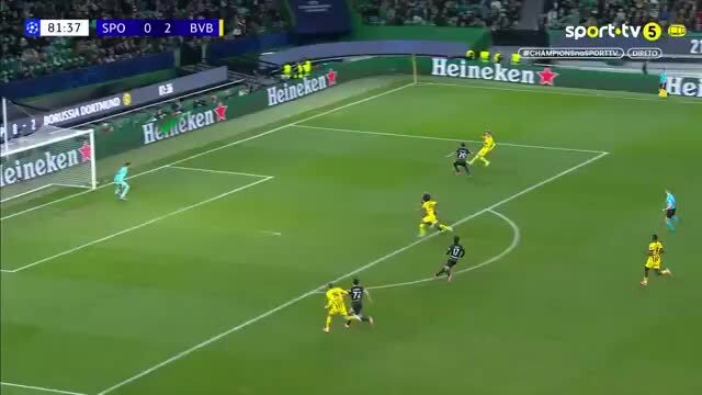 Reveja aqui os golos de Gross e Adeyemi no Sporting - Borussia Dortmund