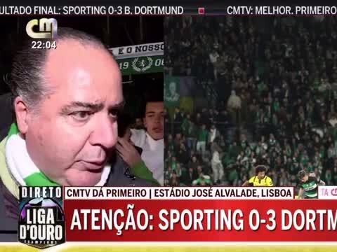Adepto do Sporting aponta o dedo a Varandas
