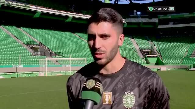 Primeiras palavras de Rui Silva no Sporting