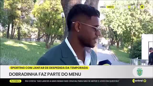 Matheus Reis comenta lance com Belotti no Benfica - Sporting