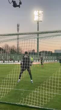 Imagens de Rui Silva no treino do Sporting