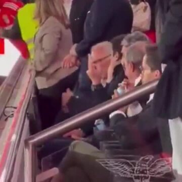 Rui Costa irritado com empate no Benfica - Braga (2-2)