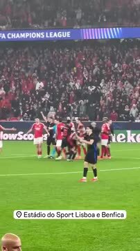 Após decisão polémica, jogadores do Benfica questionam árbitro