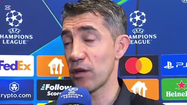 Bruno Lage reage à derrota do Benfica frente ao Barcelona