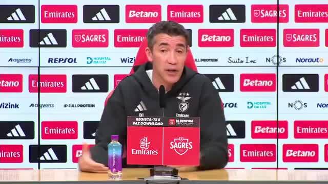 Bruno Lage comenta regresso de Tiago Gouveia ao Benfica