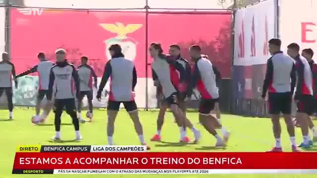 Bruno Lage tem novidades no treino antes da Juventus - Benfica