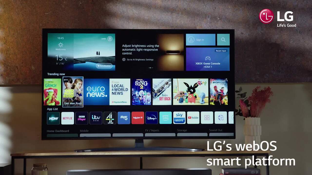 LG Nanocell 65 Smart 4K Ultra HD TV, 65NANO766QA