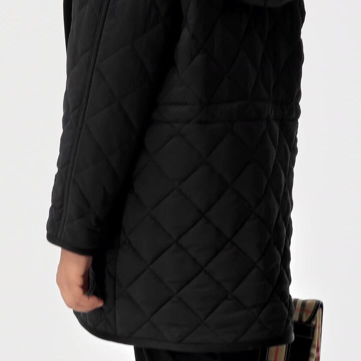 BURBERRY KIDS giacca senza maniche 12Y/150cm controllare Quilted Puffer Gillet Gilet Imbottito 