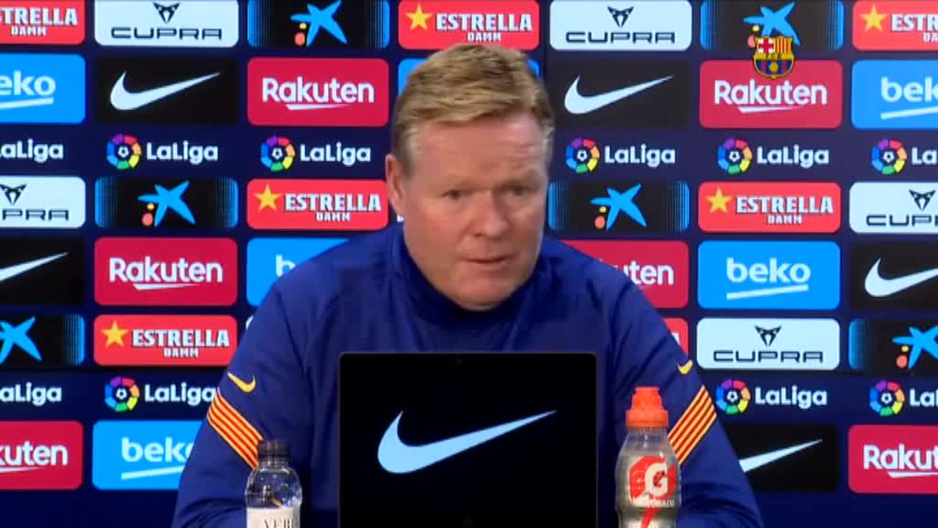 Koeman: &quot;He tenido 100 días más tranquilos en otros clubes&quot;