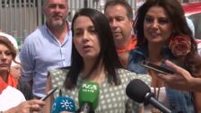 Inés Arrimadas insiste en la certeza que ofrece Ciudadanos: «Lo demás es una lotería»
