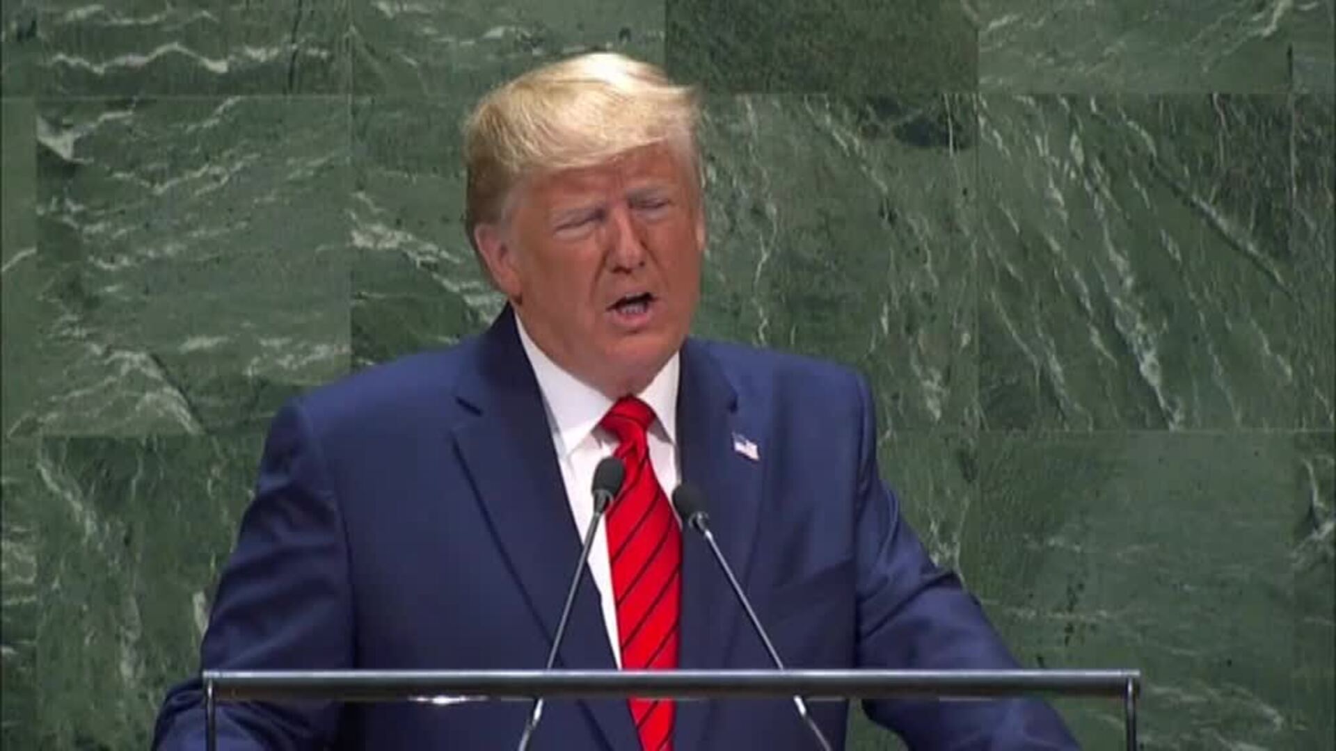 Trump en la Asamblea General de la ONU: &quot;El futuro pertenece a los patriotas&quot;