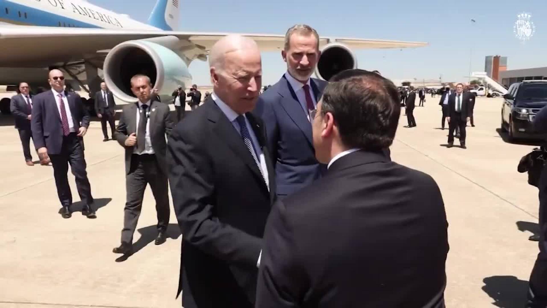 Biden aterriza en España para participar en la cumbre de la OTAN