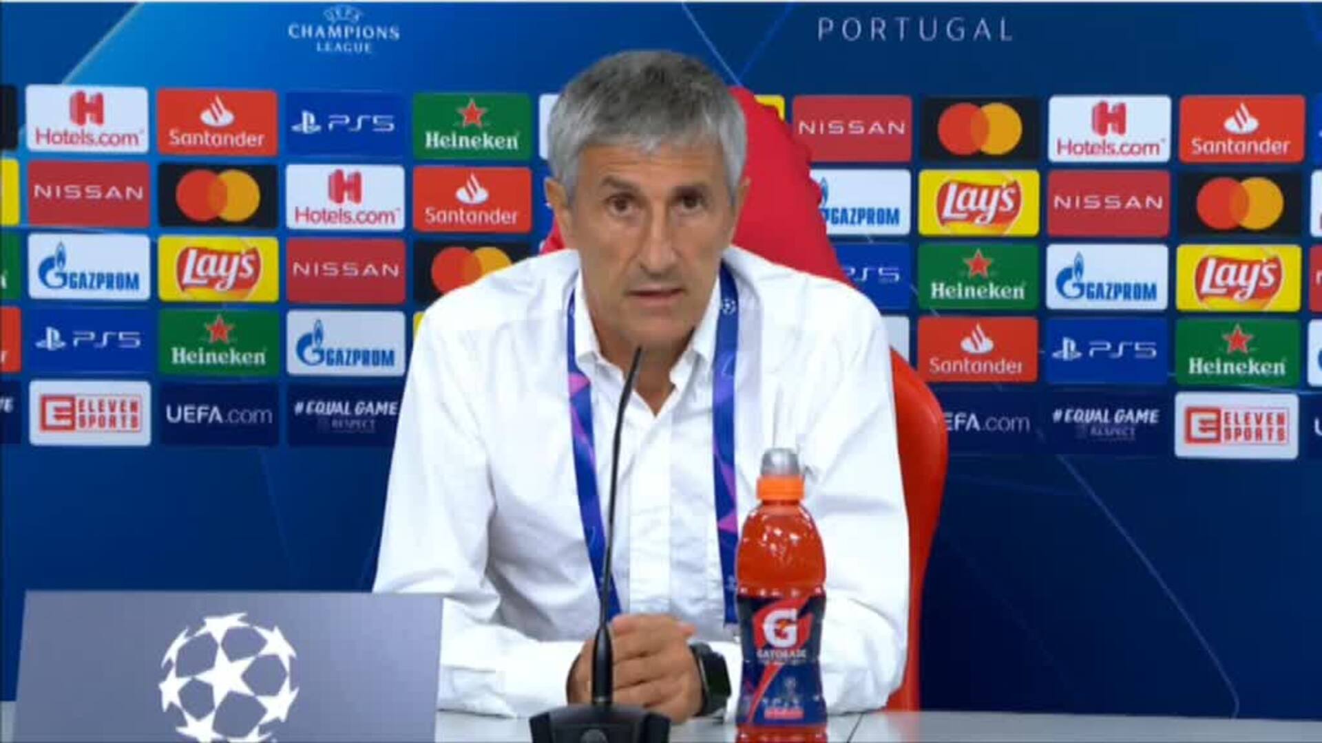 Setién: &quot;Es una derrota especialmente dolorosa&quot;