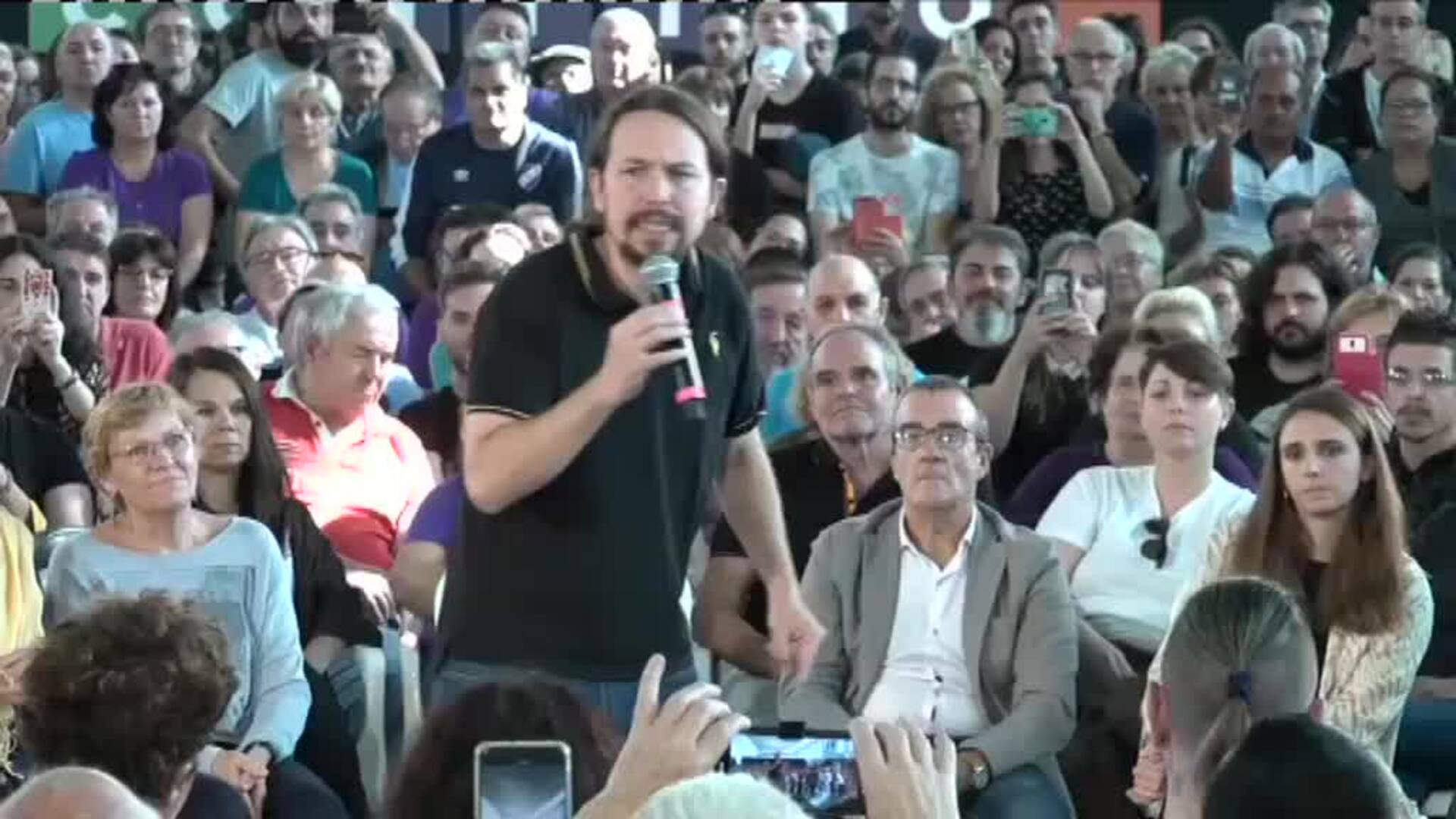 Pablo Iglesias advierte: &quot;Mucho ojo con proclamarse ganador de las elecciones antes de que la gente vote&quot;