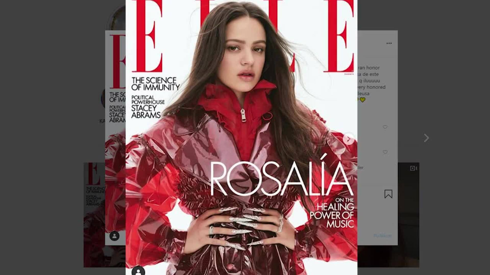 Rosalia, artista del verano para la revista &#039;Elle&#039; en EEUU