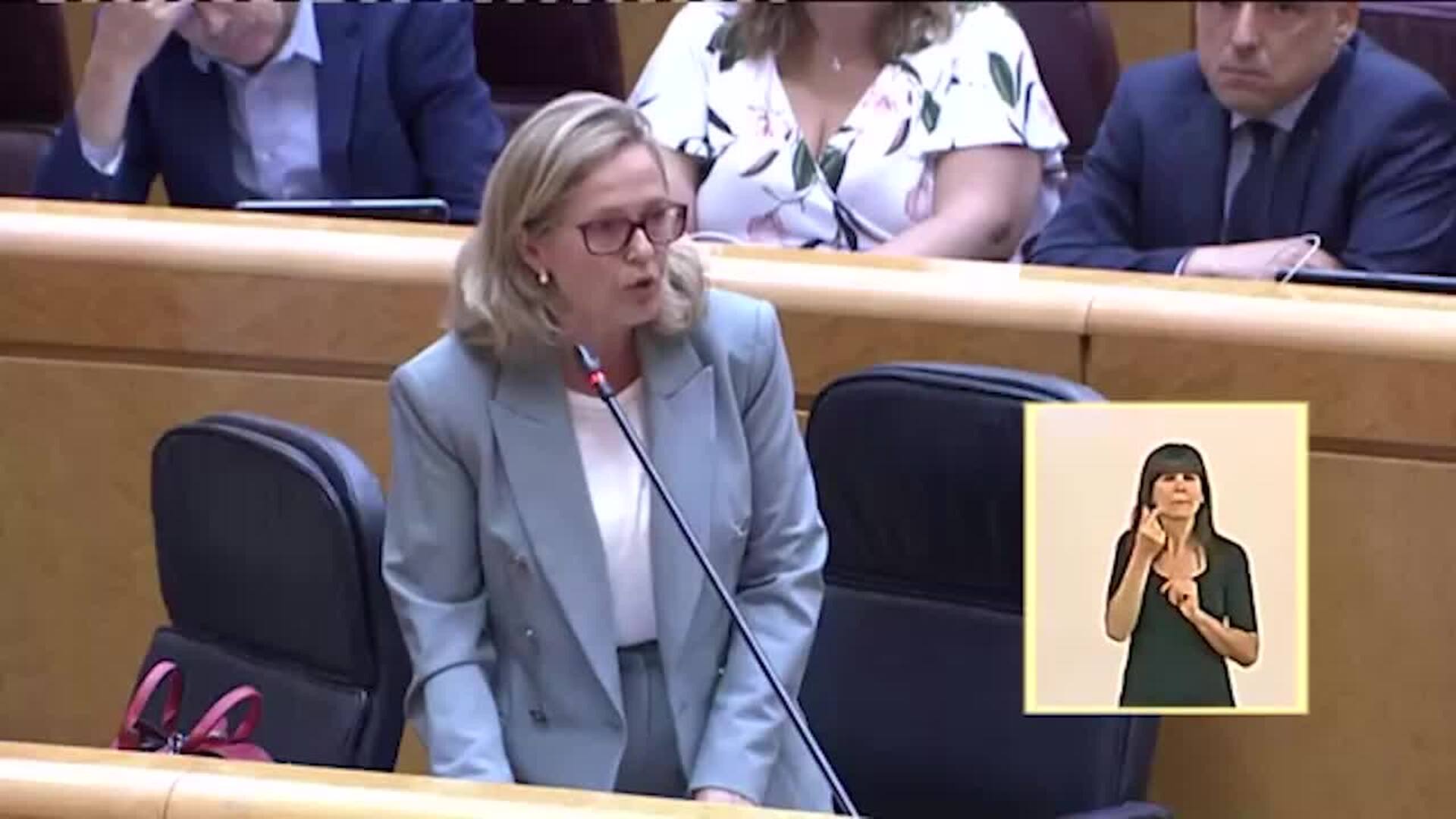 Calviño asegura que las medidas del Gobierno han permitido reducir la inflación