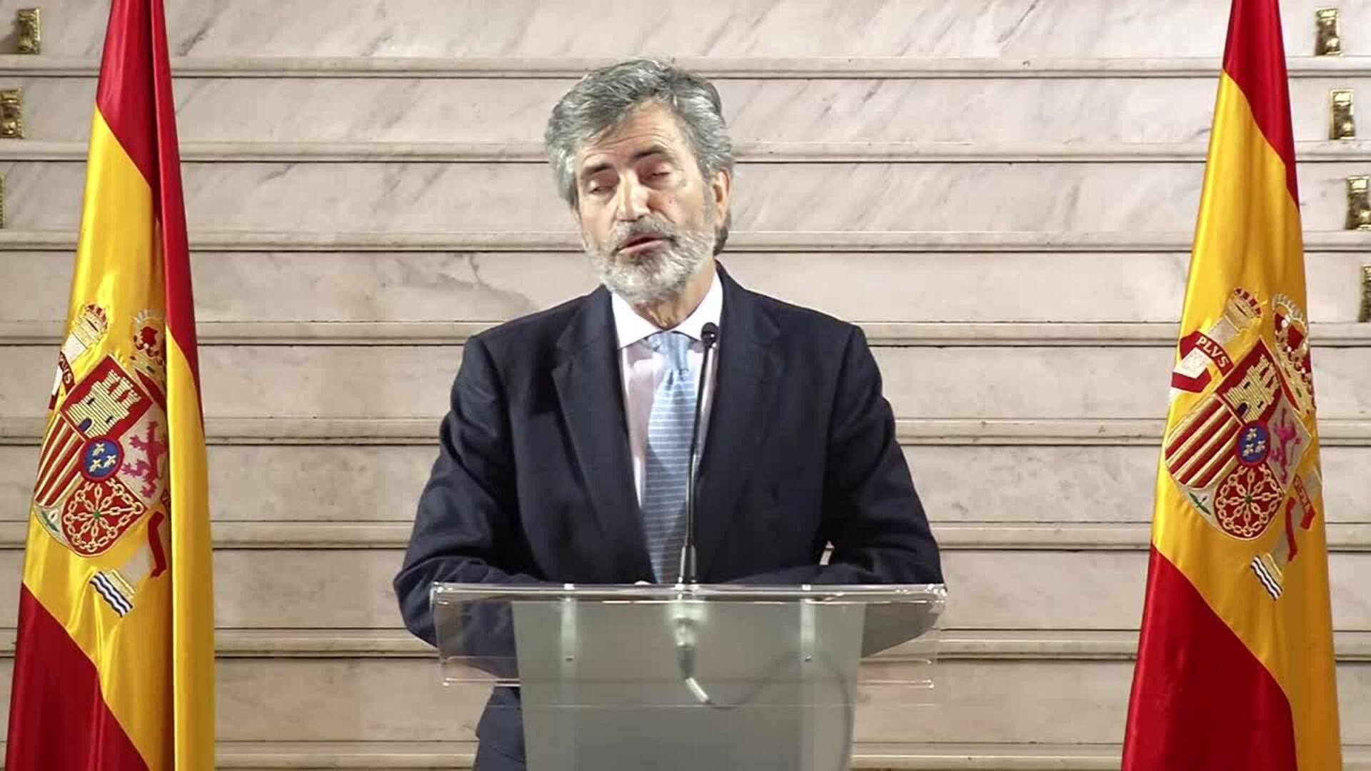 Lesmes muestra su satisfacción por la realización del encendido de luces del TS