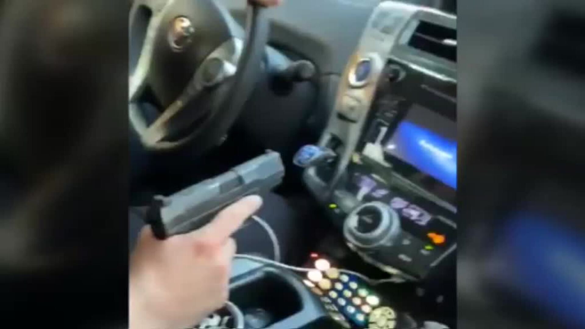 Atraco a mano armada en el supermercado