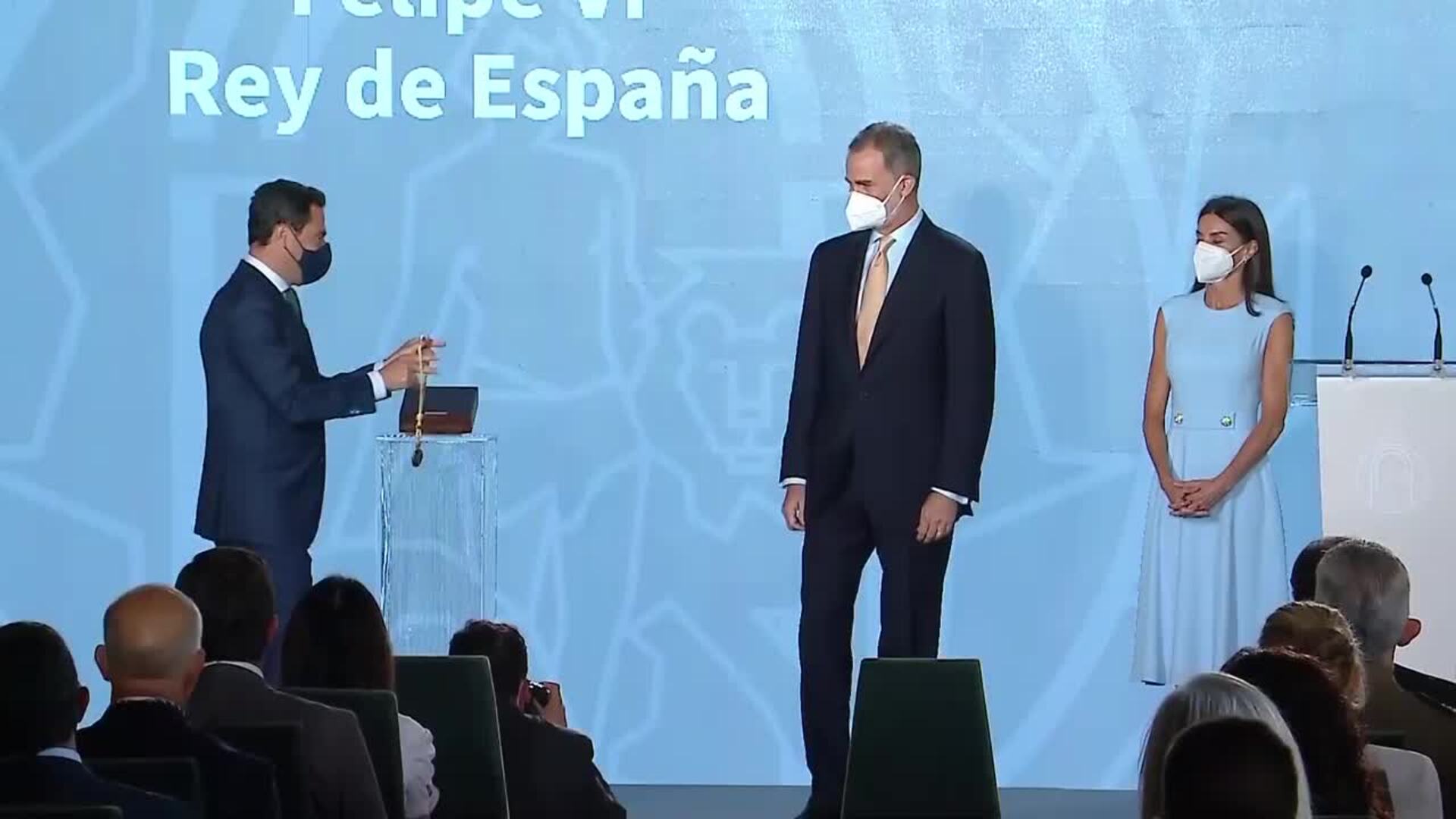 Felipe VI recibe la Medalla de Honor de Andalucía