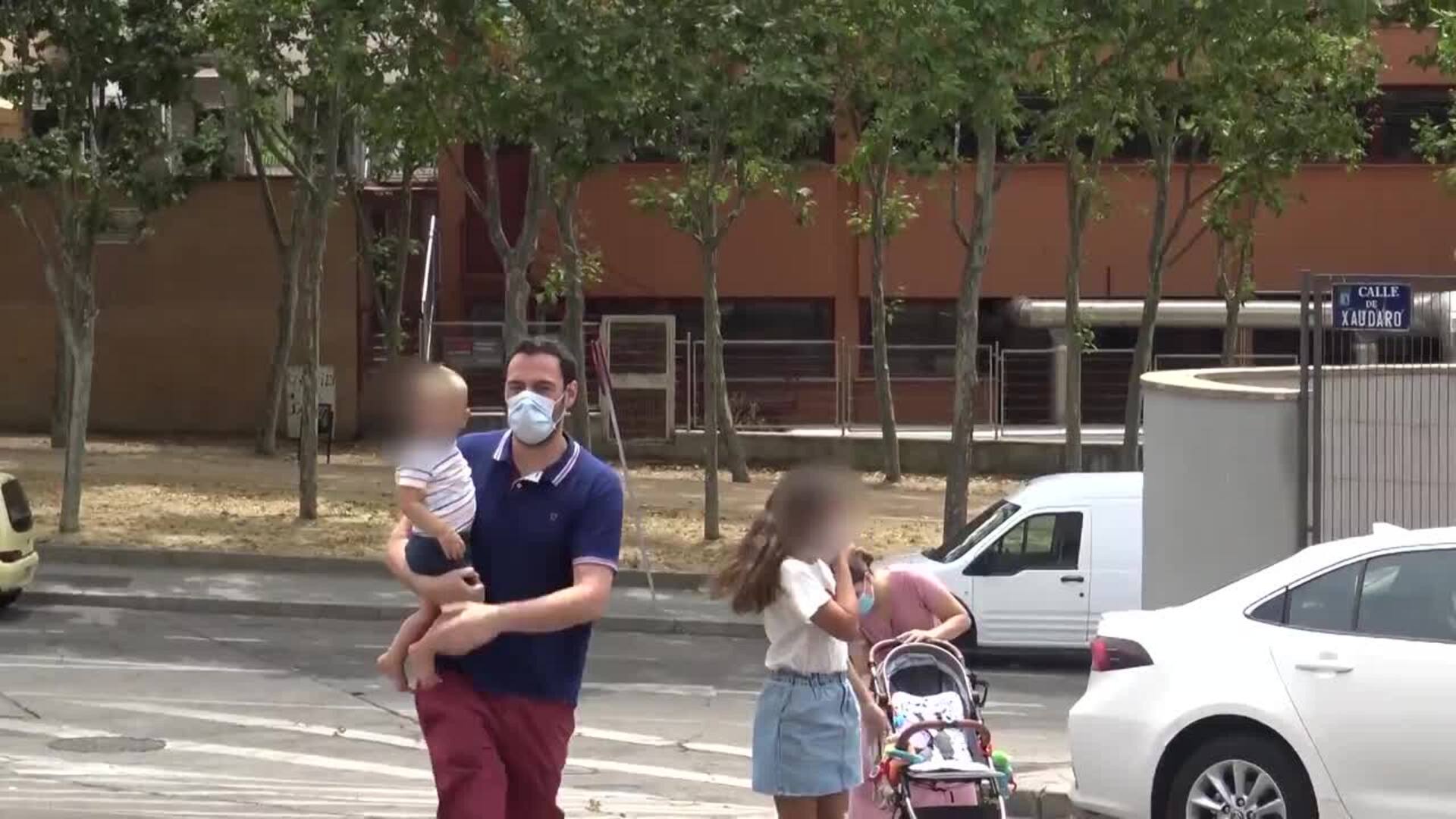 Amador Mohedano, emotivo reencuentro con sus hijos y sus nietos