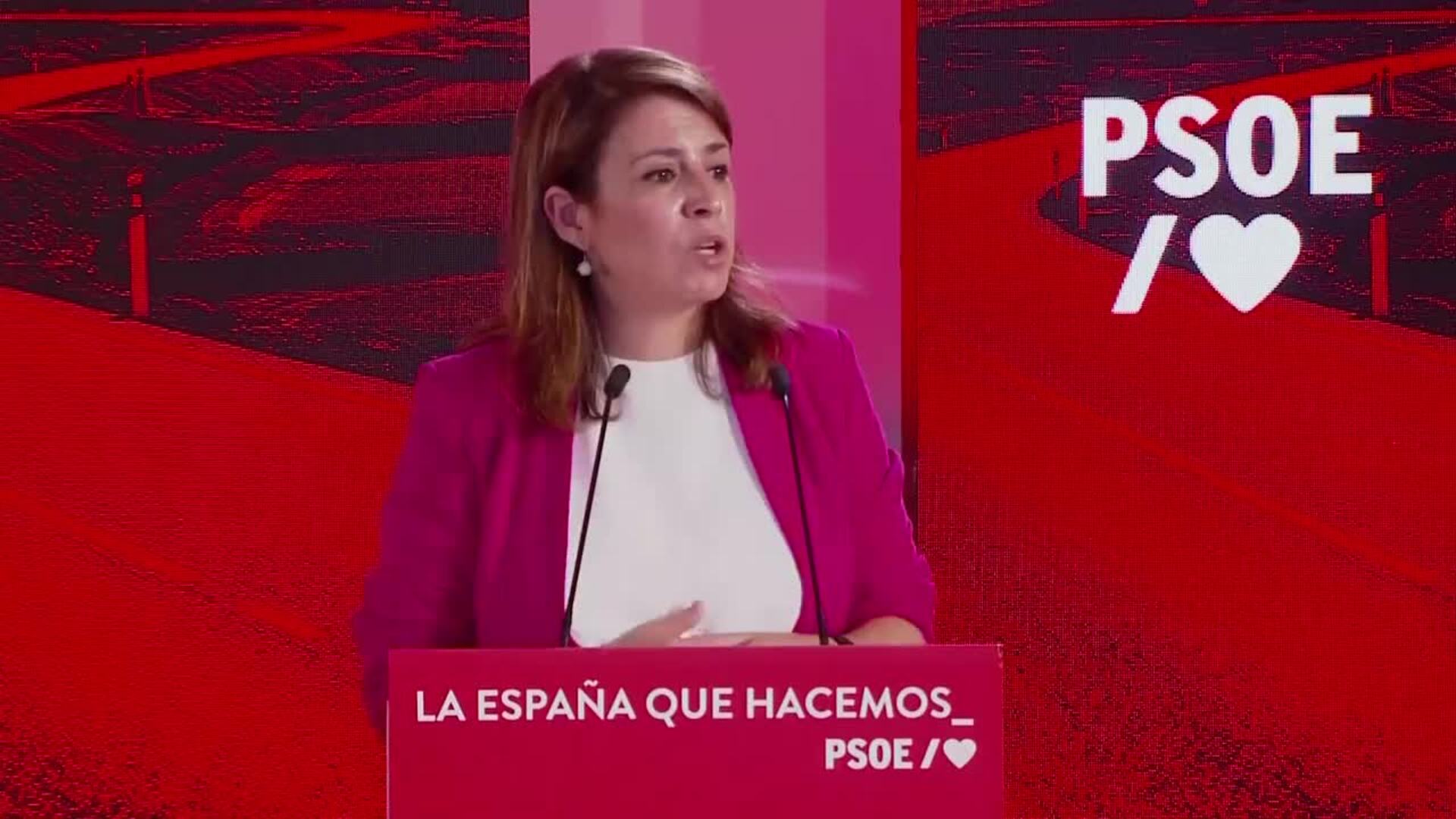 Lastra ve a Casado &quot;cada vez más&quot; en manos de &quot;Vox y de Aznar&quot;