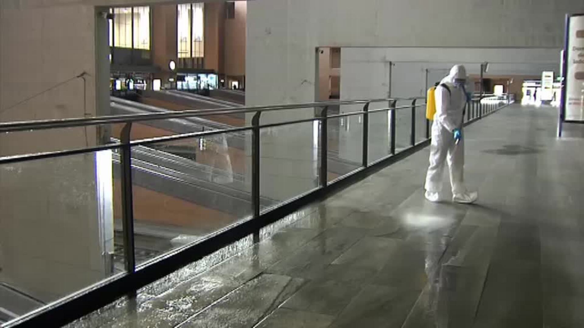 Efectivos de la UME desplegados en Madrid