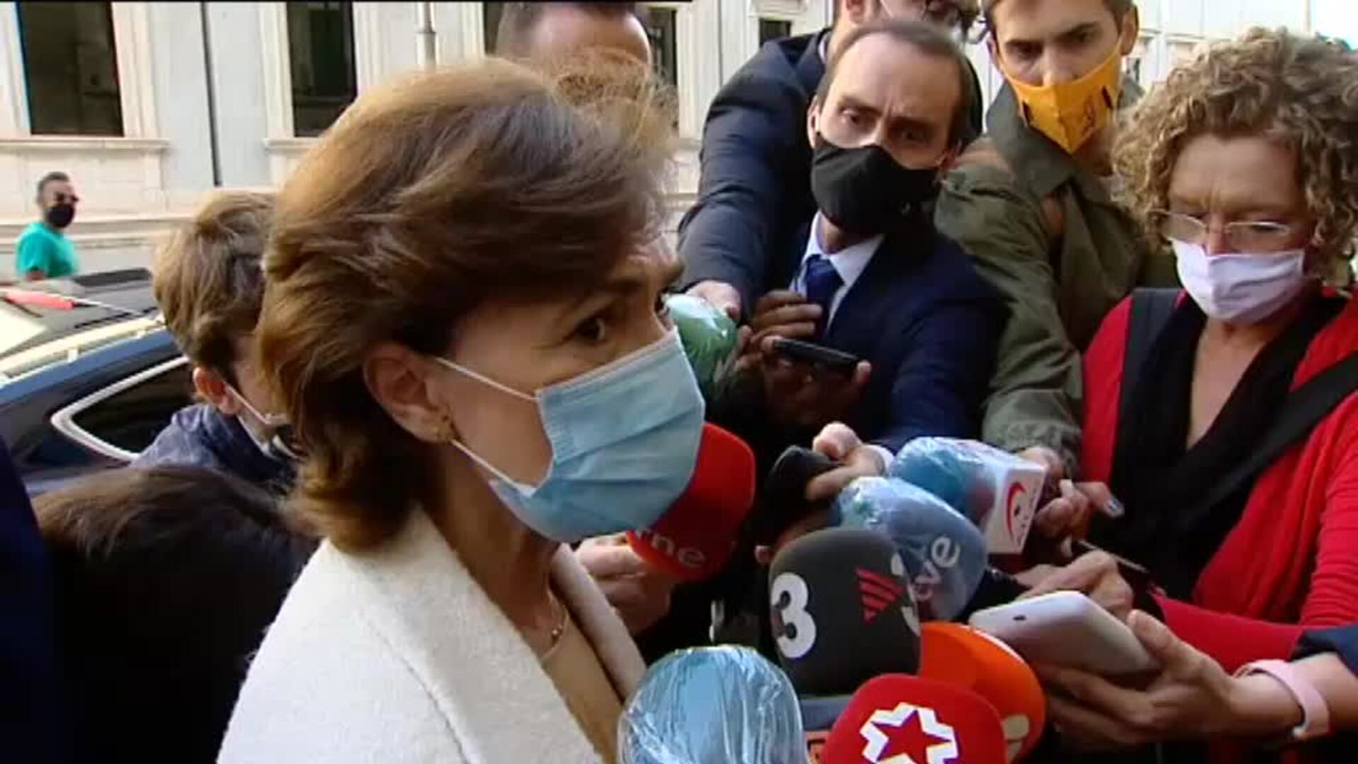 Calvo: &quot;Convendría que los catalanes hablen cuanto antes mejor&quot;