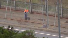 Interior instala ya en Ceuta un «peine invertido» que hará la valla «infranqueable»
