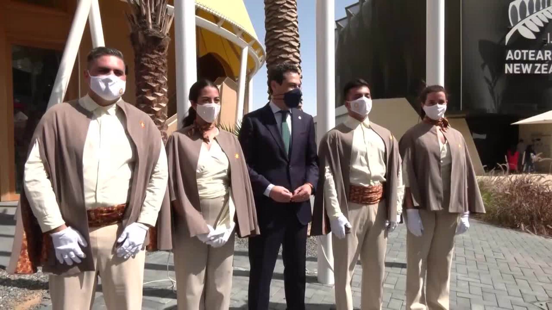 Moreno pide el apoyo de Emiratos Árabes Unidos a la candidatura de Málaga para la Expo 2027