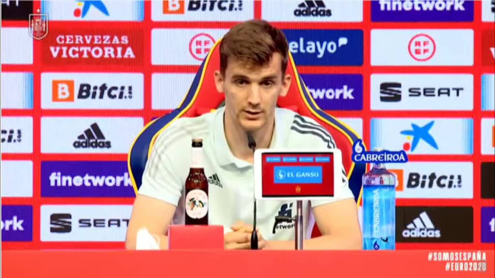 Diego Llorente destaca la unión del vestuario en su regreso tras el falso positivo por COVID