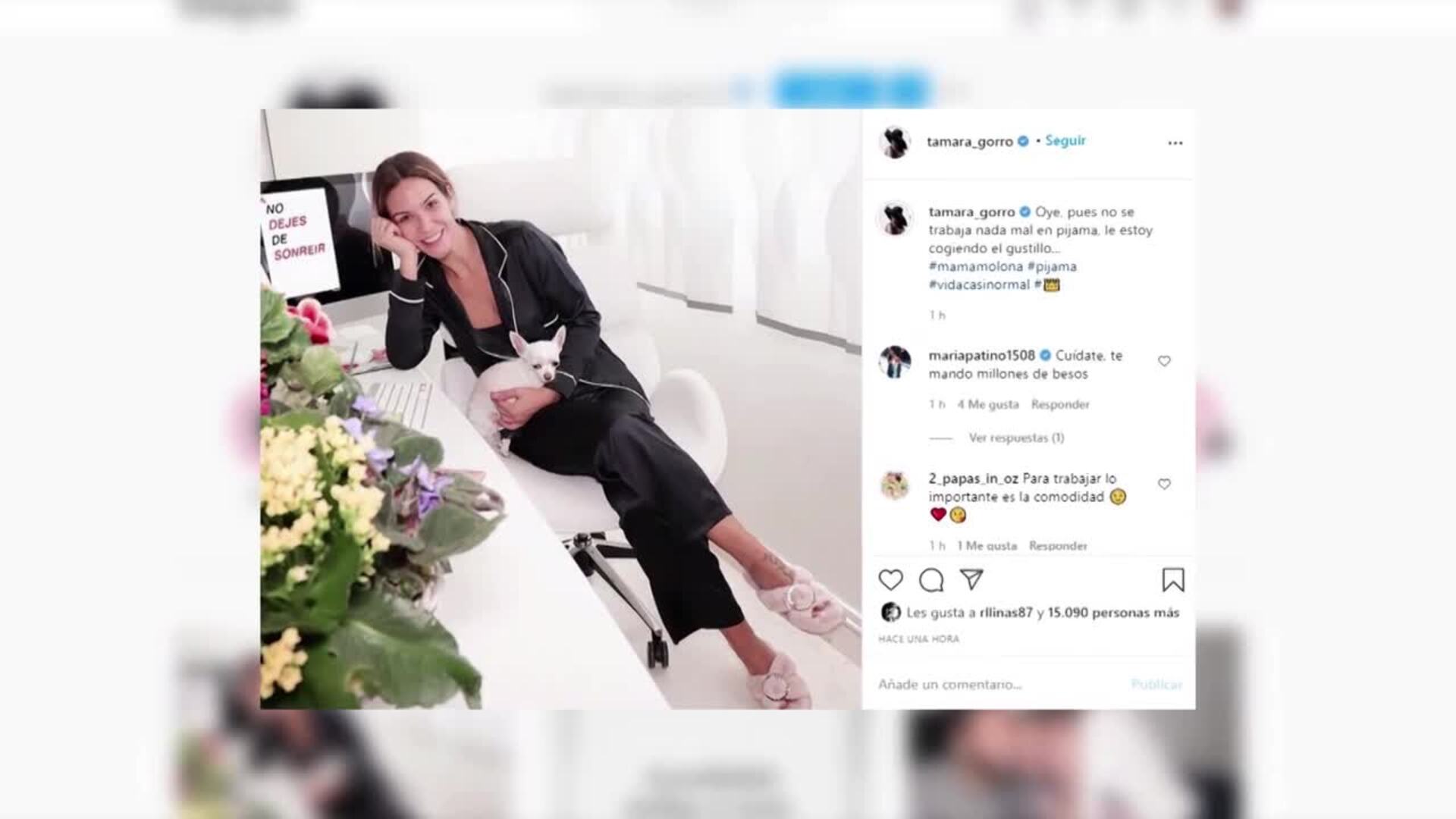 Tamara Gorro recupera poco a poco su rutina y comparte un divertido baile