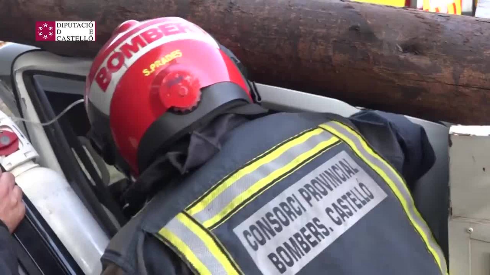 Tres heridos en un accidente en la Pobla Tornesa (Castellón)