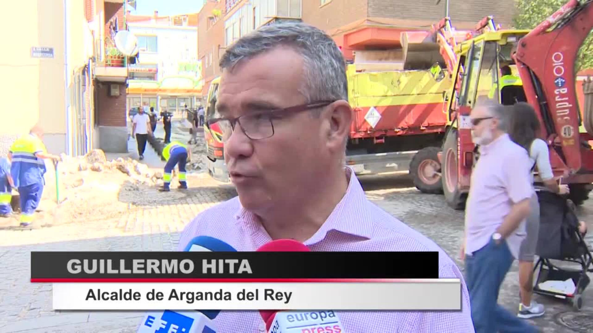 Ayuso recorre Arganda para conocer daños causados por tormenta