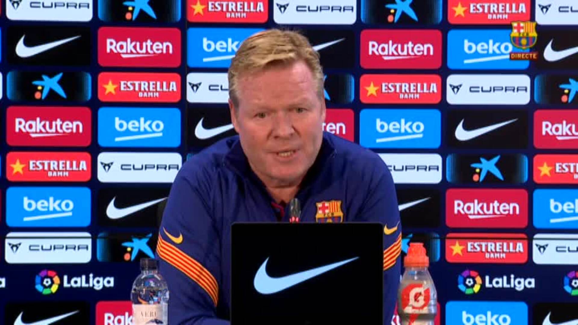 Koeman sobre Suárez: &quot;Yo no soy el malo de la película&quot;