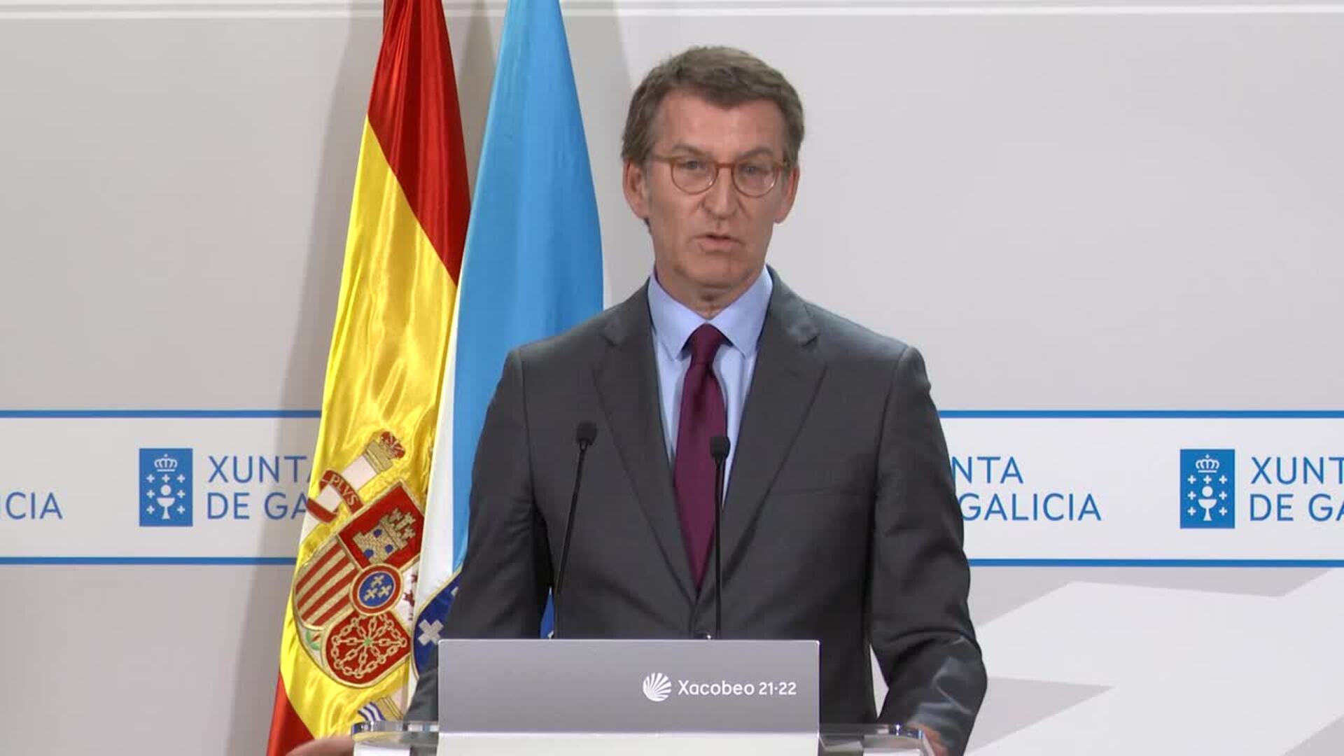 Feijóo insta al PSdeG a &quot;ponerse en contacto&quot; con el PPdeG si quiere que Jácome deje la Alcaldía