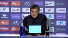Valverde: "Nico estaba tranquilo, es un tema de educación"