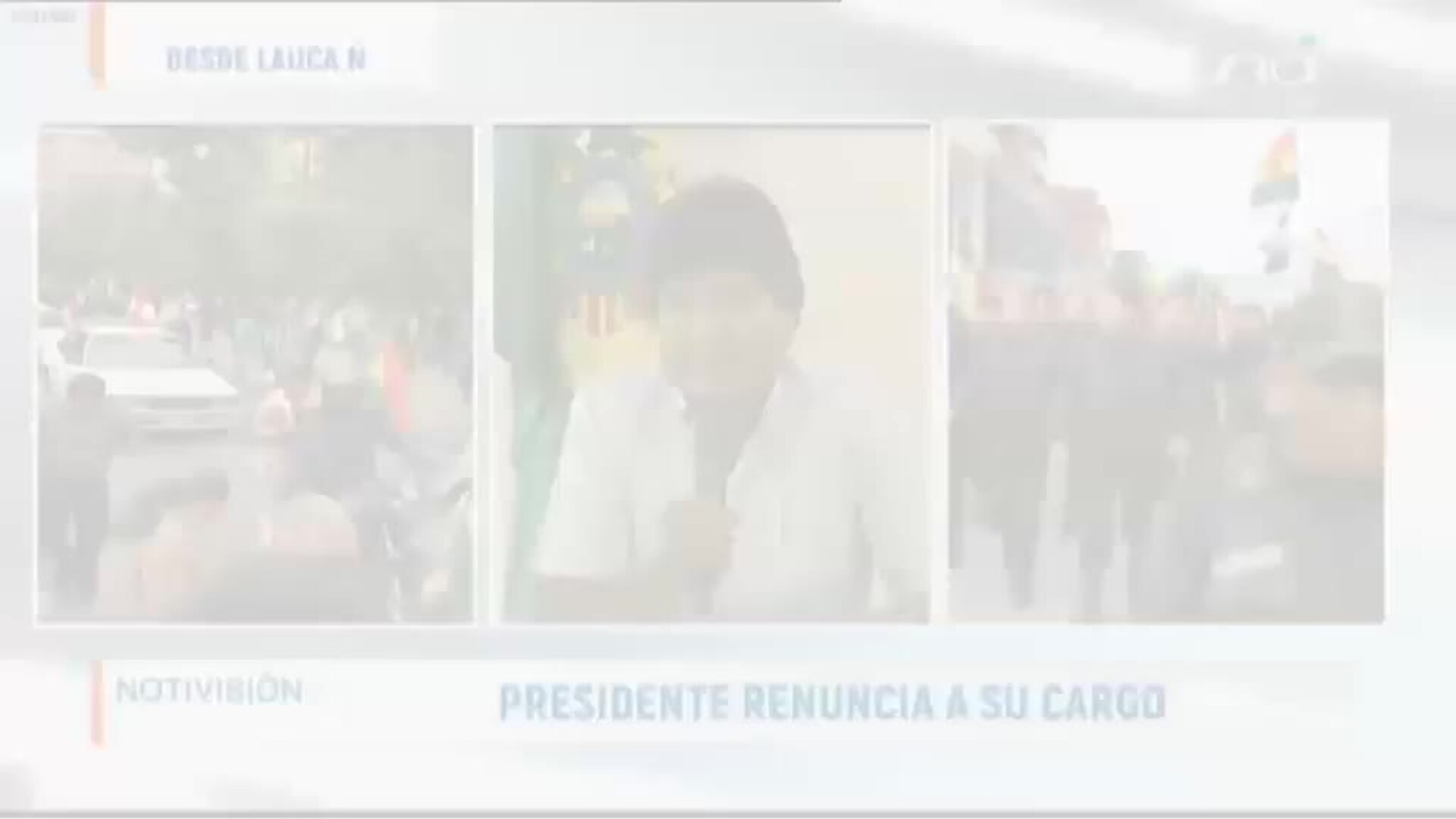 Evo Morales dimite como presidente de Bolivia