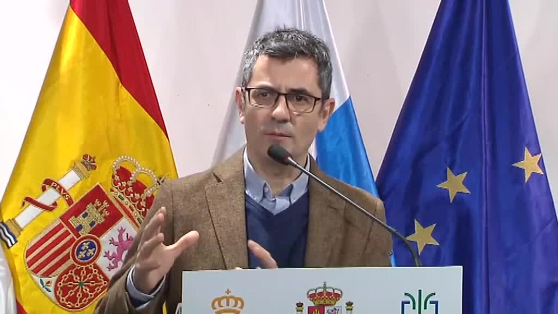 Bolaños prevé haber movilizado 240 millones de euros antes de final de año por la erupción de La Palma