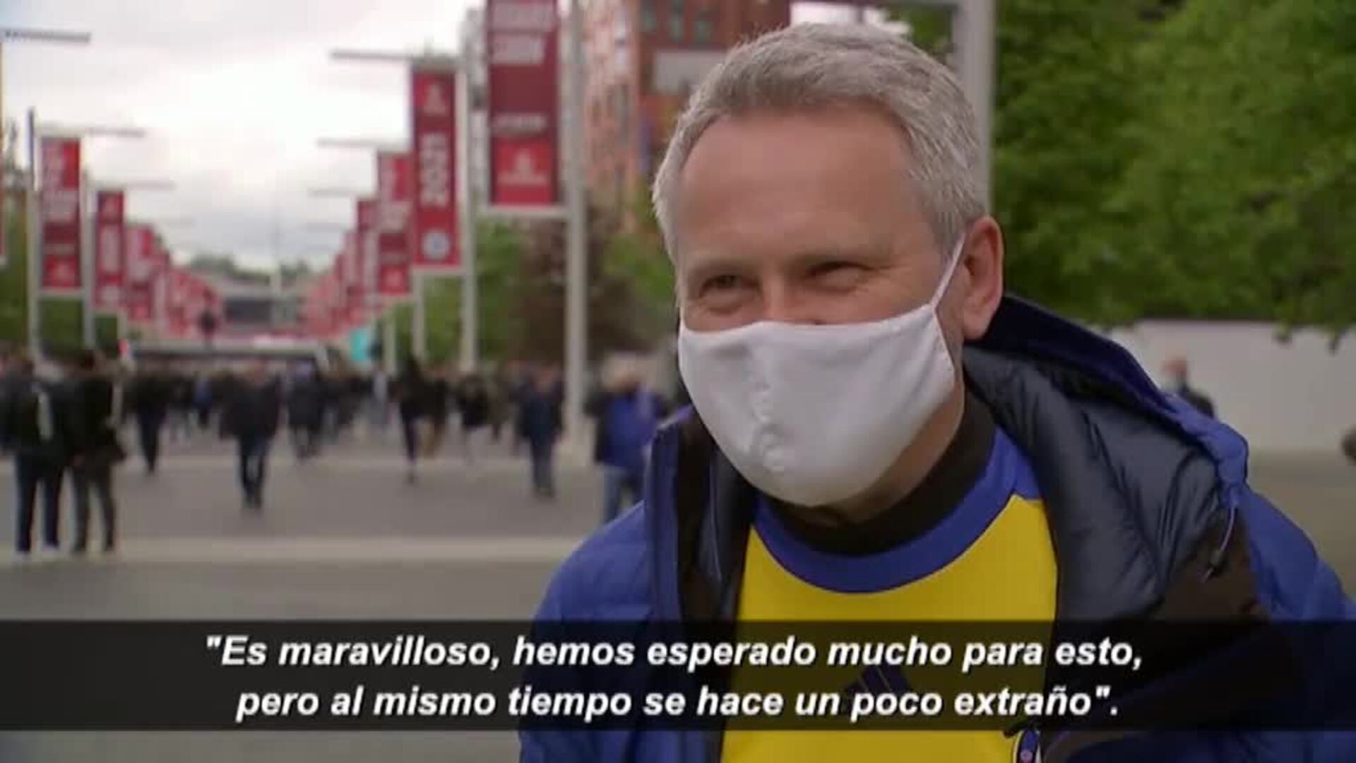 El público vuelve a Wembley en la final de la FA Cup entre el Chelsea y el Leicester