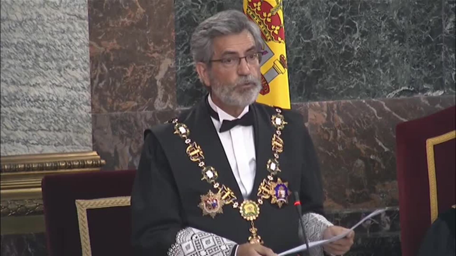 Lesmes: &quot;Urge que el CGPJ desaparezca de la lucha partidista y que los partidos alcancen un acuerdo&quot;