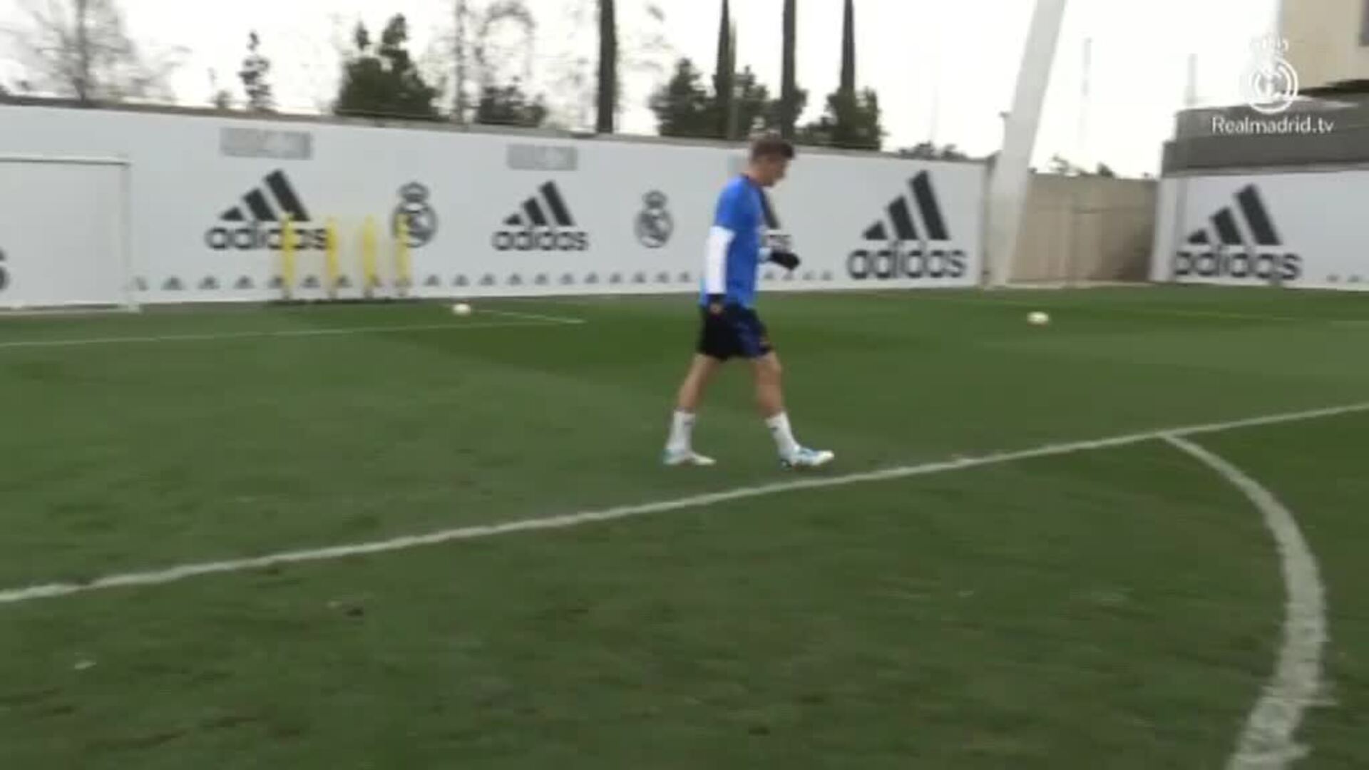 Nueva sesión de entrenamiento del Real Madrid