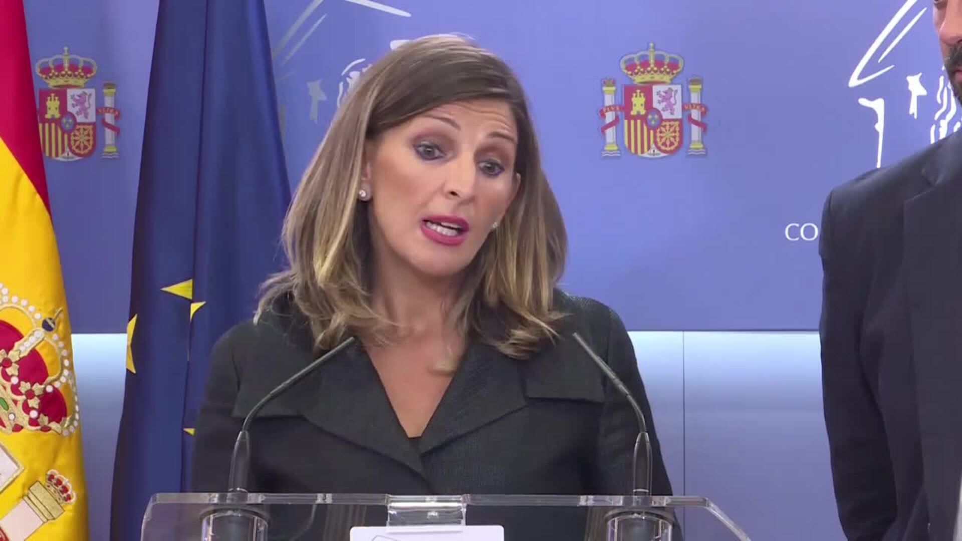 Yolanda Díaz: &quot;El diálogo puede desbloquear la situación&quot;