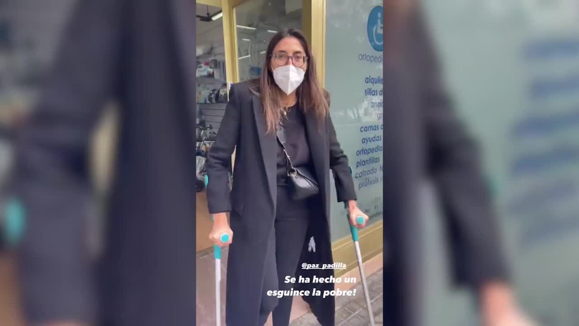 Paz Padilla sufre un esguince de tobillo